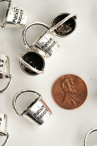 Fuckit Bucket Charm Silver | Bridesmaids Gifts